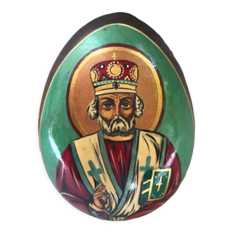 Orthodox painted egg Pysanka