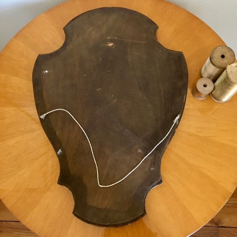 Miroir baroque doré 1950 - 33x49cm