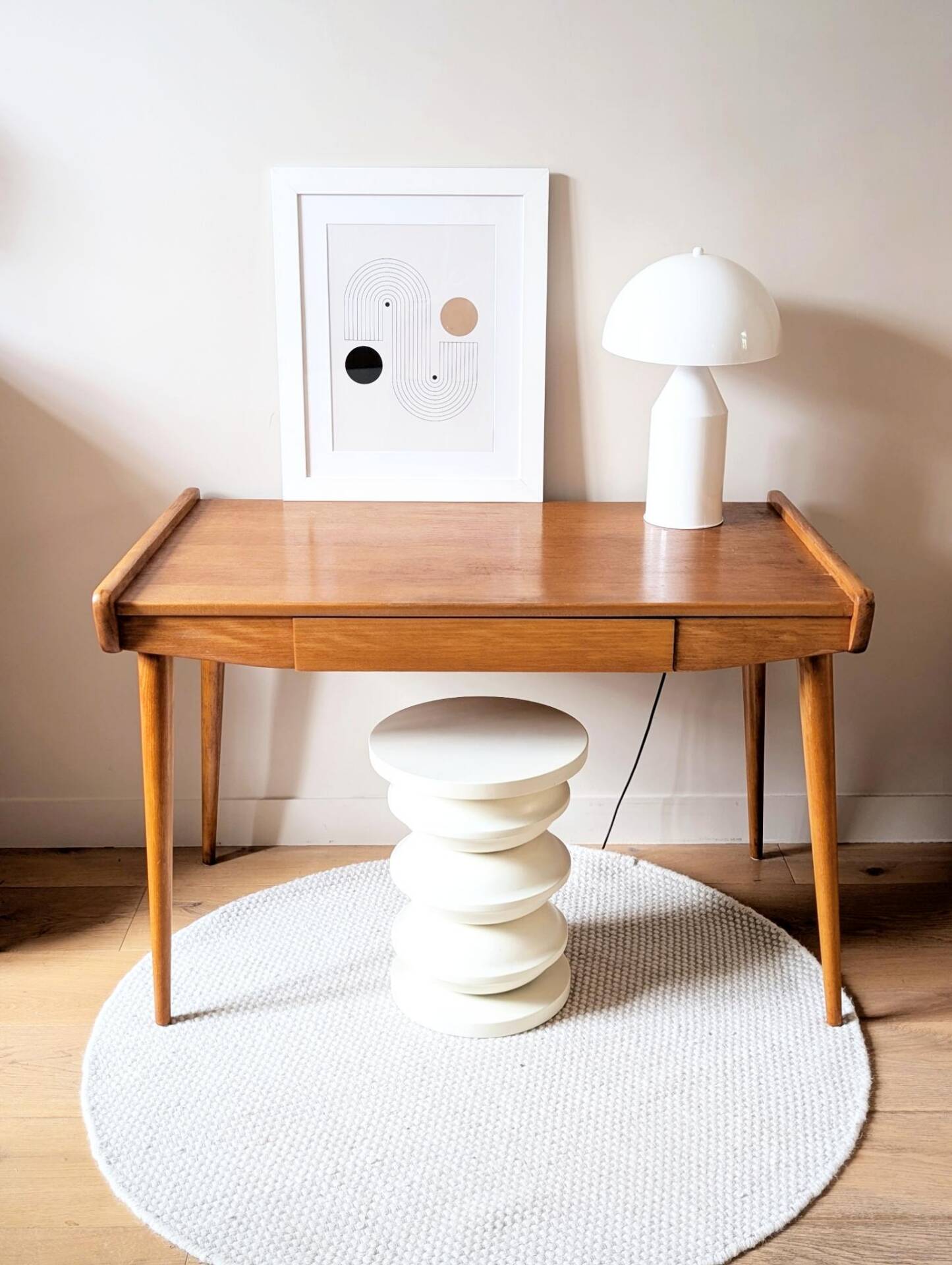 Vintage Scandinavian (Danish) desk, 1960s-70s.