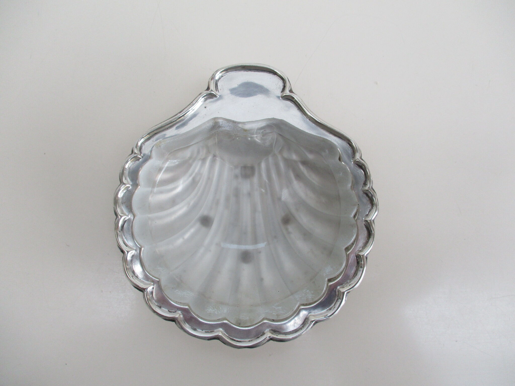 Butter shell silver metal epns sheffield