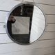 60cm Brushed Aluminum Round Mirror from the 60s