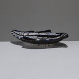 Large speckled ceramic bowl, 1950s