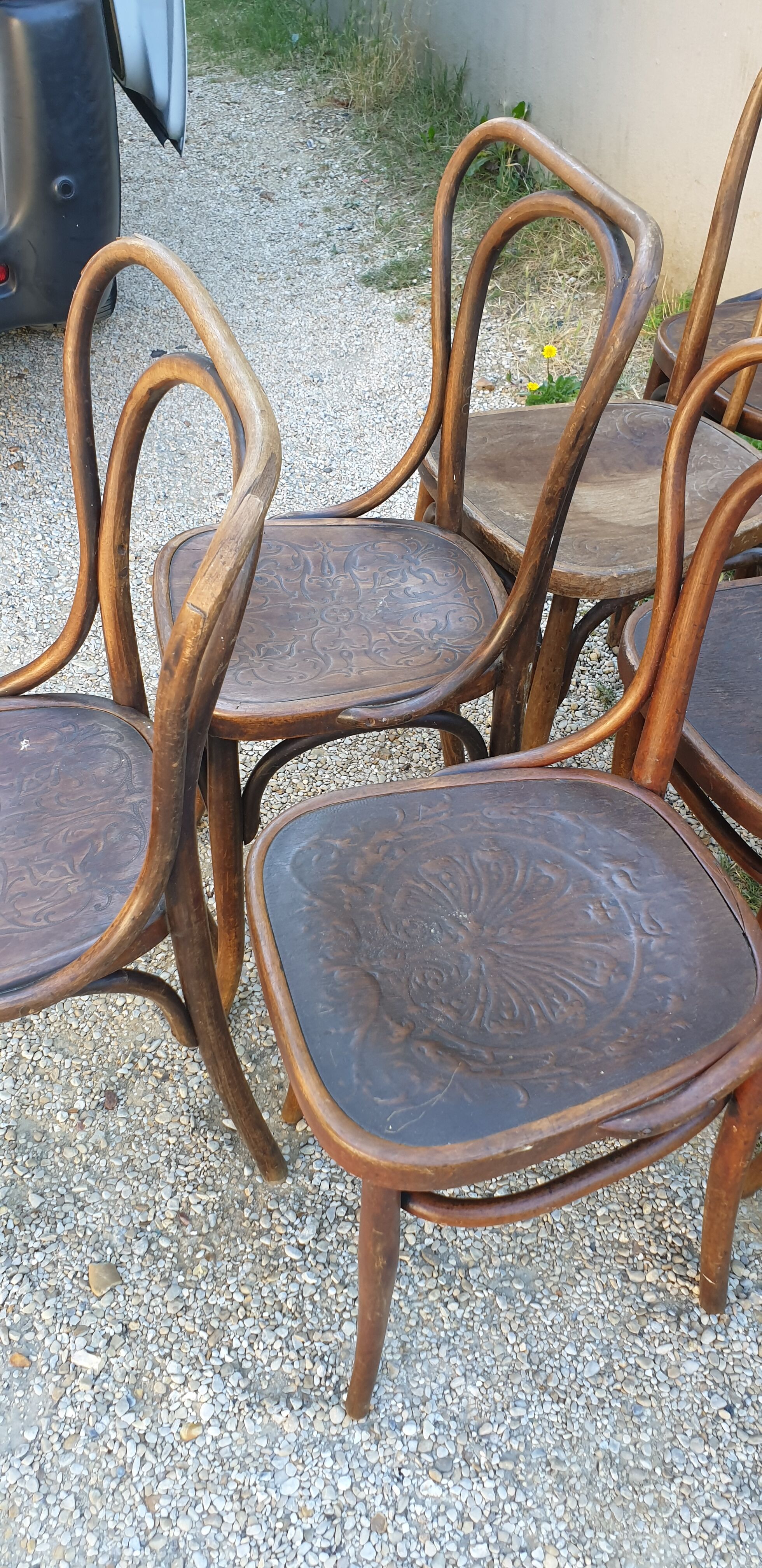 10 chaises Jacob & Joseph Kohn en bois courbé 1900