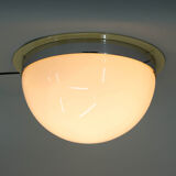 Bauhaus chrome flushmount or wall light, 1940s