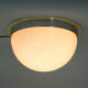 Bauhaus chrome flushmount or wall light, 1940s