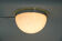 Bauhaus chrome flushmount or wall light, 1940s