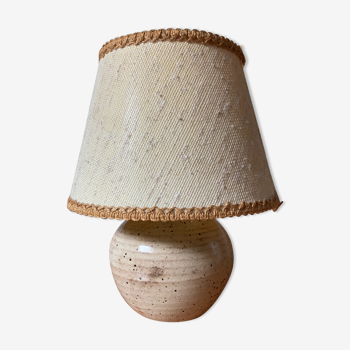 Ceramic lamp with lampshade the Grottes Dieulefit