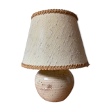 Ceramic lamp with lampshade the Grottes Dieulefit