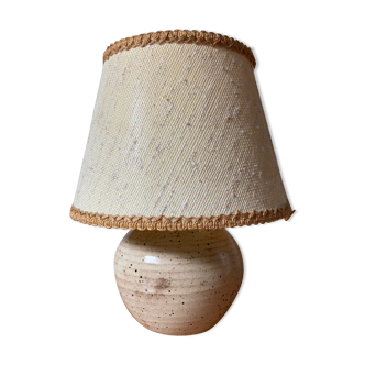 Ceramic lamp with lampshade the Grottes Dieulefit