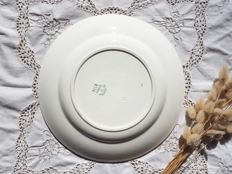 Vintage Badonvillier ironstone dish model 2114