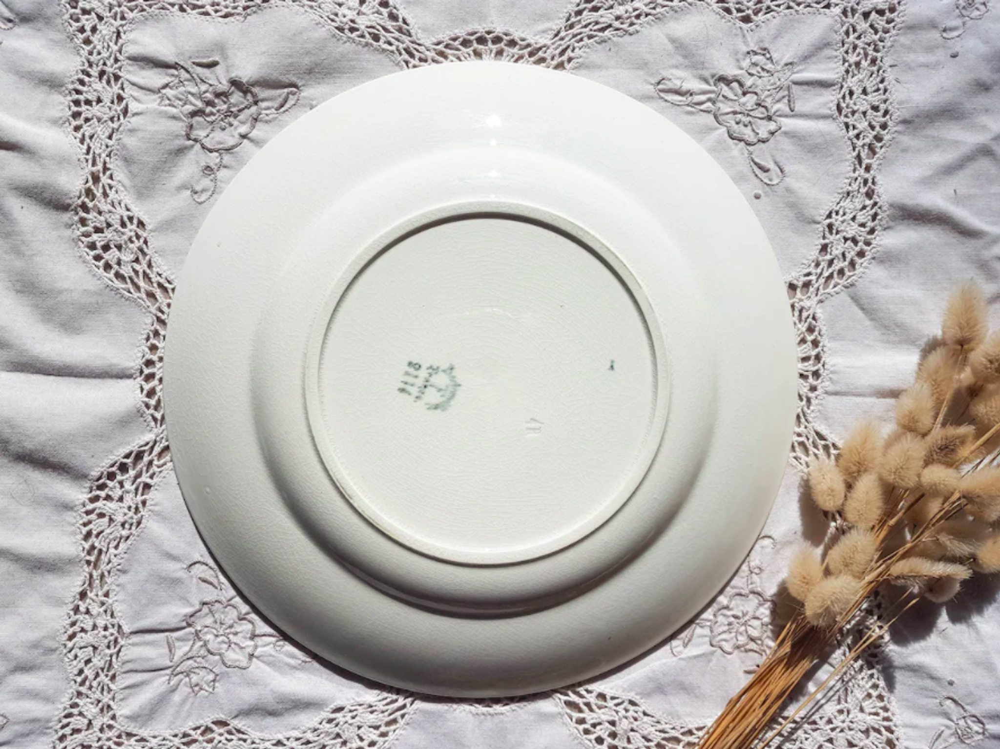 Vintage Badonvillier ironstone dish model 2114