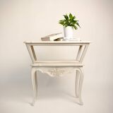 Caldas small renovated wooden table