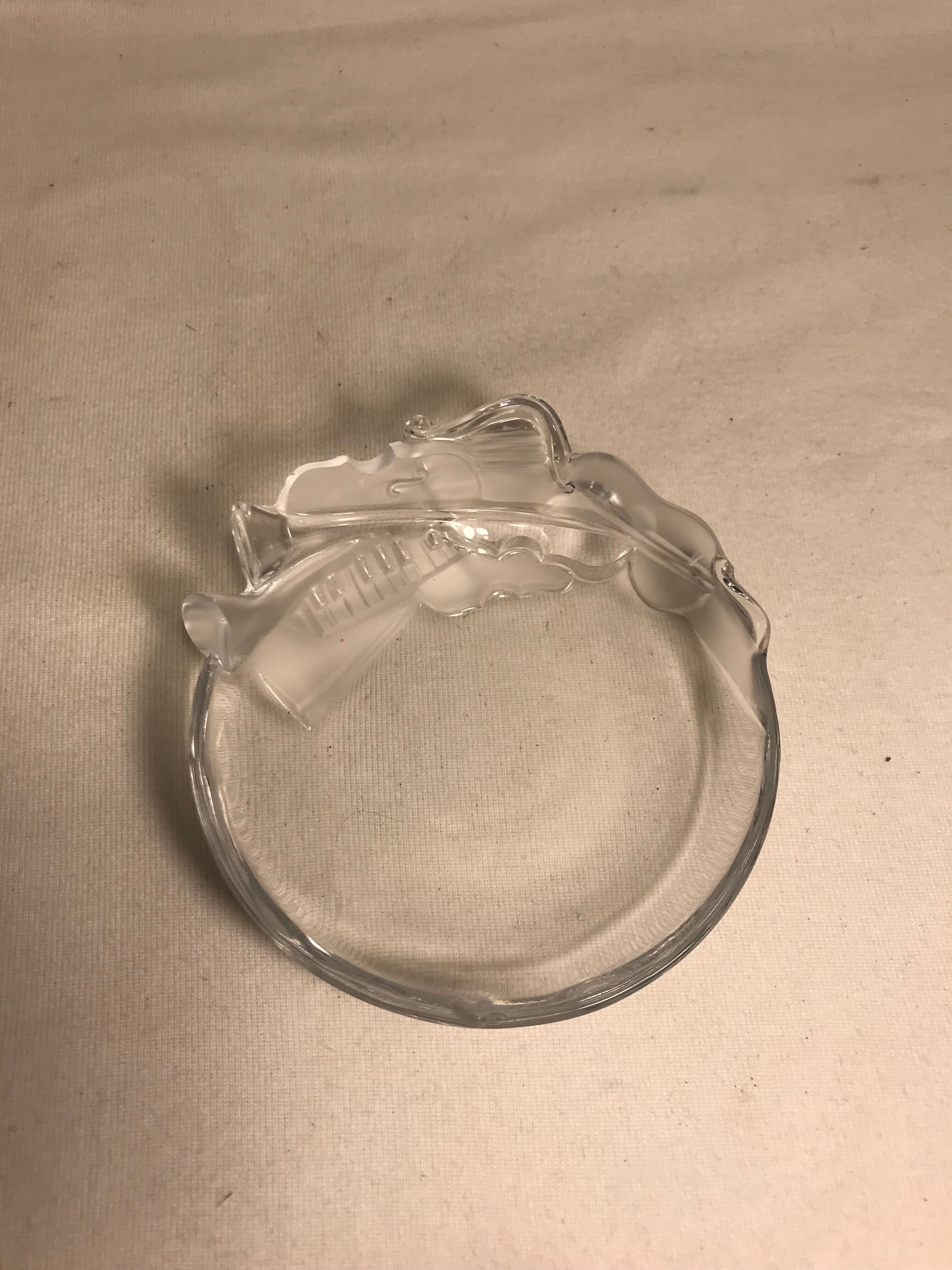 Old empty pocket in crystal