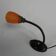 ERPE desk lamp with orange glass shade, 1930s