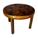 Round art deco table with extensions renovated fi 110, 160 cm unfolded. the 30s