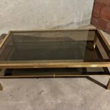 Vintage Italian brass coffee table – Mara – 1970s