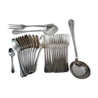 Cutlery set Christofle forks, spoons and ladle