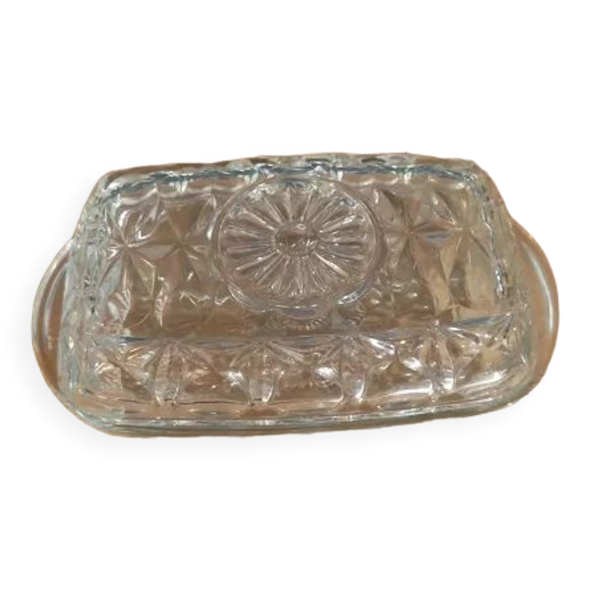 Moulded glass butter