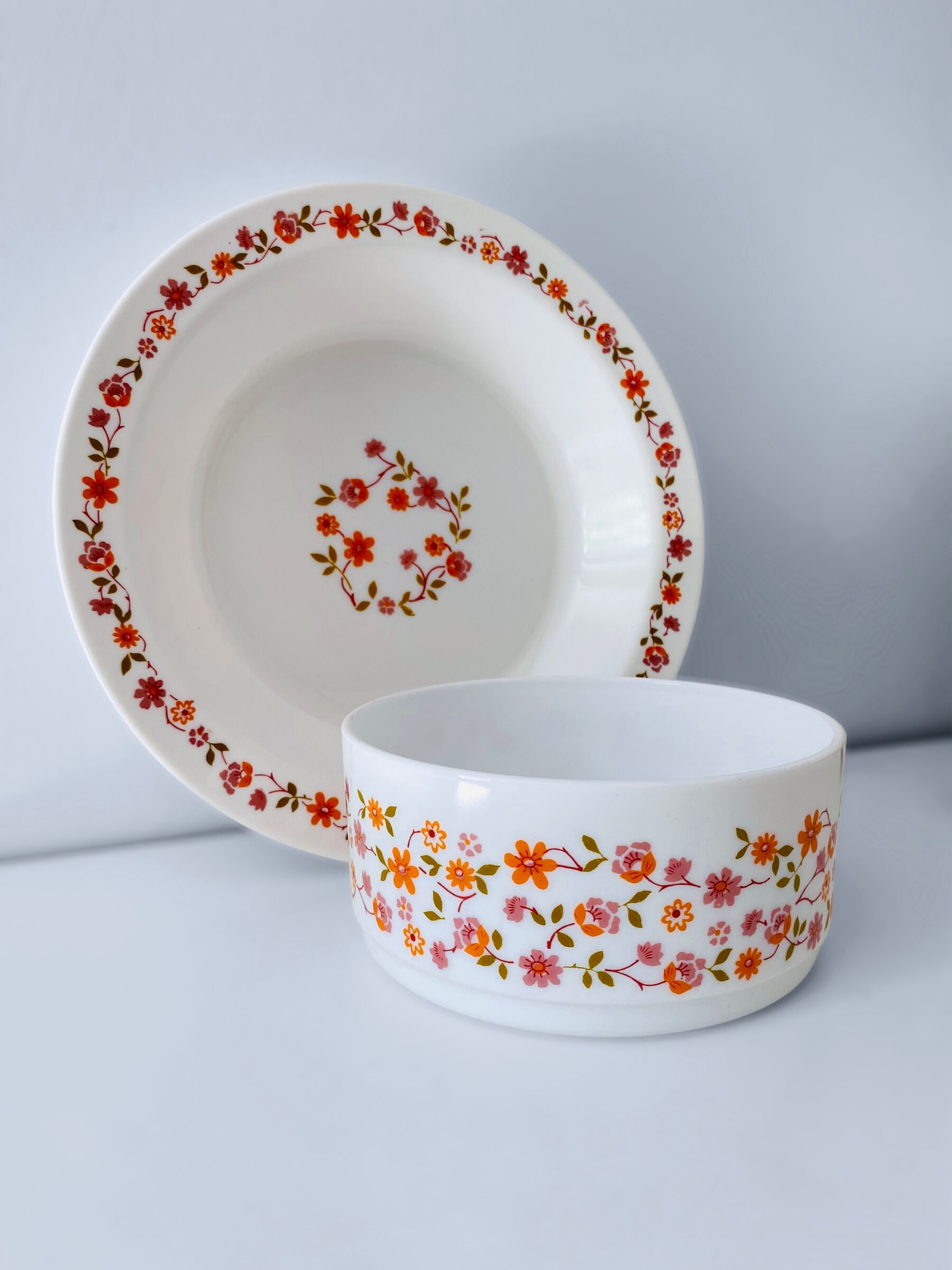 Arcopal scania dish and salad bowl