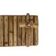 Wall-mounted rattan coat rack