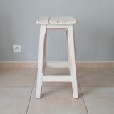 Vintage shabby stool 70s