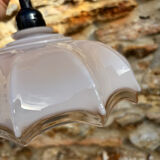 Vintage opaline glass pendant