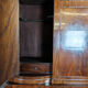 Bureau Empire d’acajou poli avec bois incrusté, années 1840