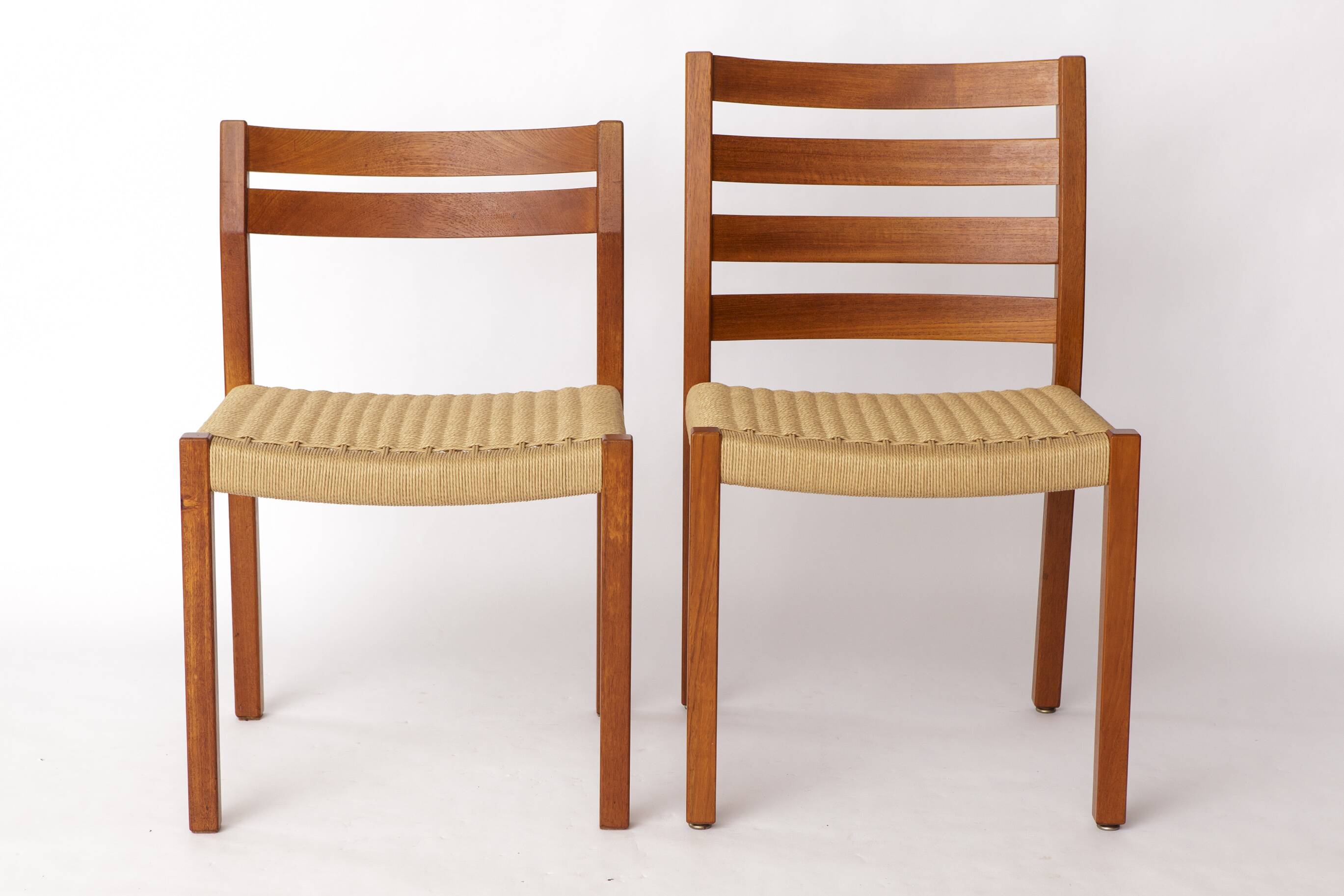 1 of 2 Niels O. Møller Chair Model 408 Teak Danish Mid-Century Vintage