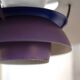 Danish Pendant Lamp PH5 by Louis Poulsen in purple color