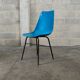 Blue fiber chair by Miroslav Navratil for Vertex 1960