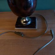 Lampe avec abat jour années 80'S Delmas