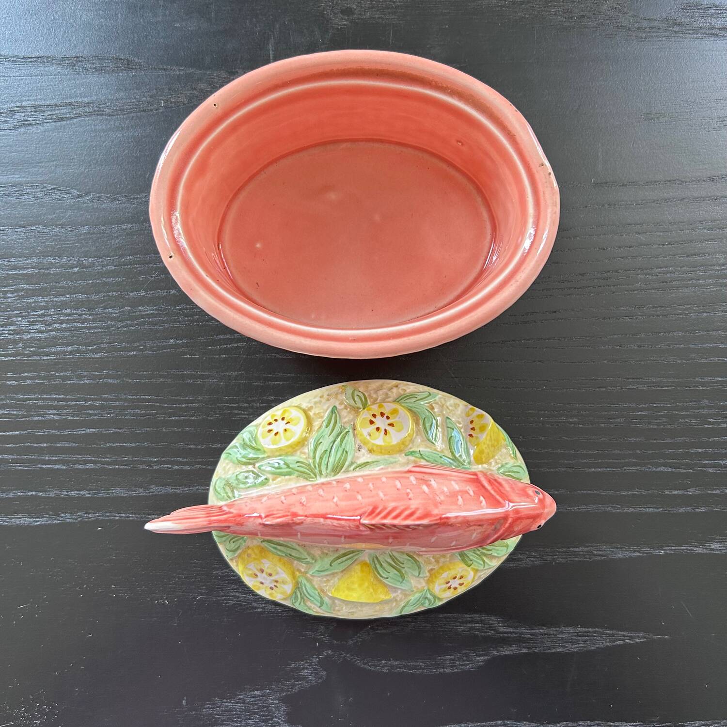 Terrine poisson et citrons en barbotine