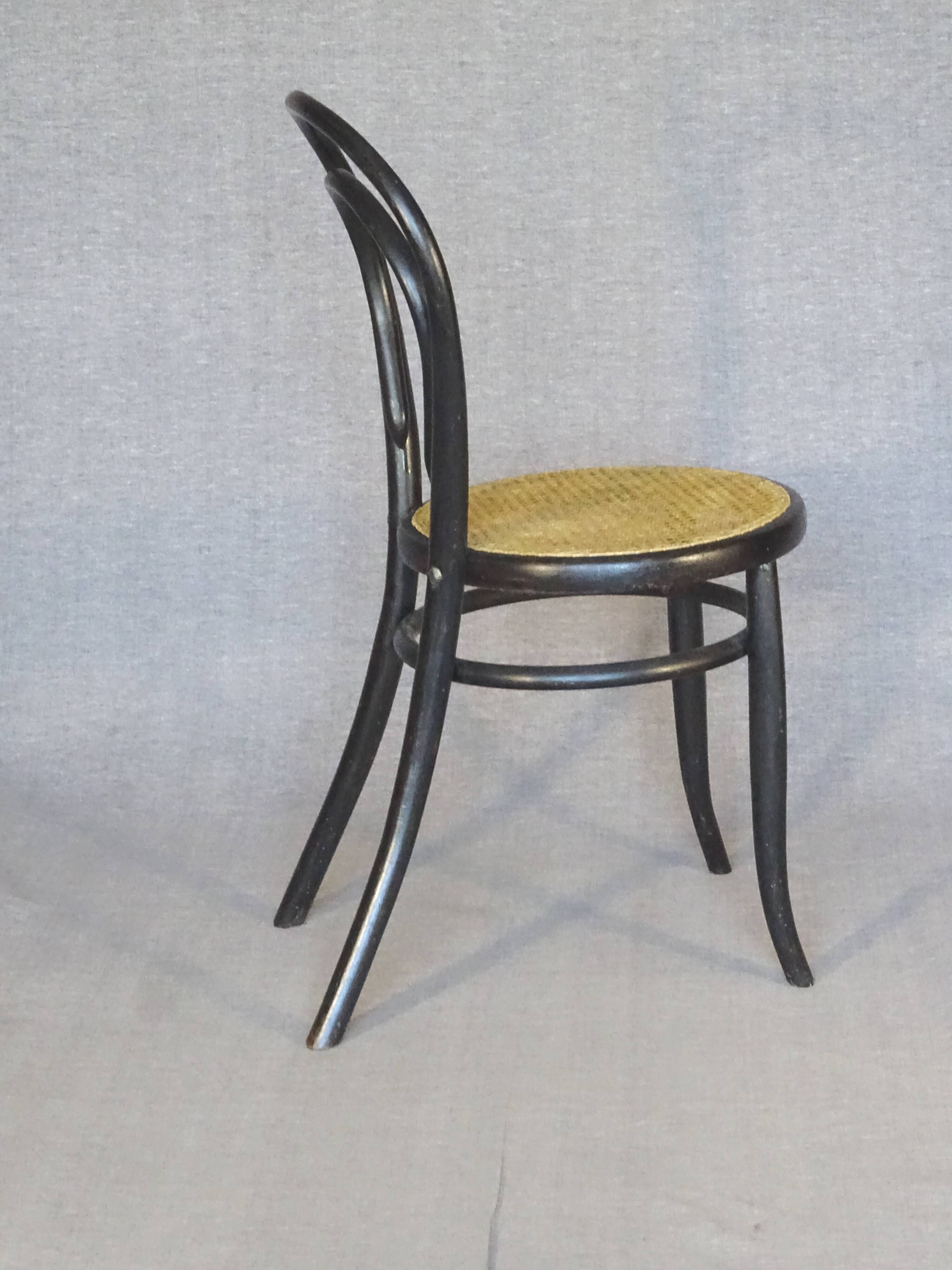 Chair no. 14 by kohn, empire black, circa 1875 - bentwood-