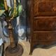Louis XV marquetry commode, curved.