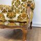 Vintage 50s bergere armchair