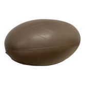 Pouf design by Antonio Pinto for Durlet leather rugby ball