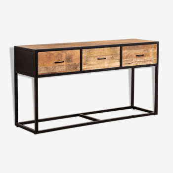 Natural mango console 145cm