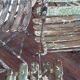 Set of 8 folding bistro / garden chairs fermob 1950