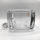 SKLO UNION Ashtray with pestle • 1960 • Czechoslovakia • Pressed glass