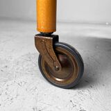 Mid-century wooden bar trolley