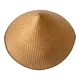 Chapeau asiatique tressé