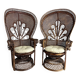Paire de fauteuils Pomaré