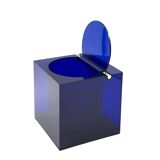 Space age blue plastic Ice Bucket, Studio Opi, Cini & Nils Italy, ca. 1970s