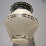 Granite glass globe hanging lamp