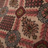 Vintage Turkish rug from Oushak, hand-woven 131x202 cm