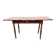 Table de ferme campagnarde en pin et noyer, 1 tiroir