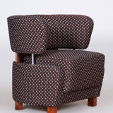 Avant-garde armchair made in 1920s france. fully restored