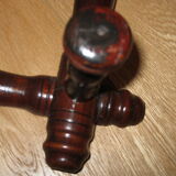 Vintage wall rack with braces