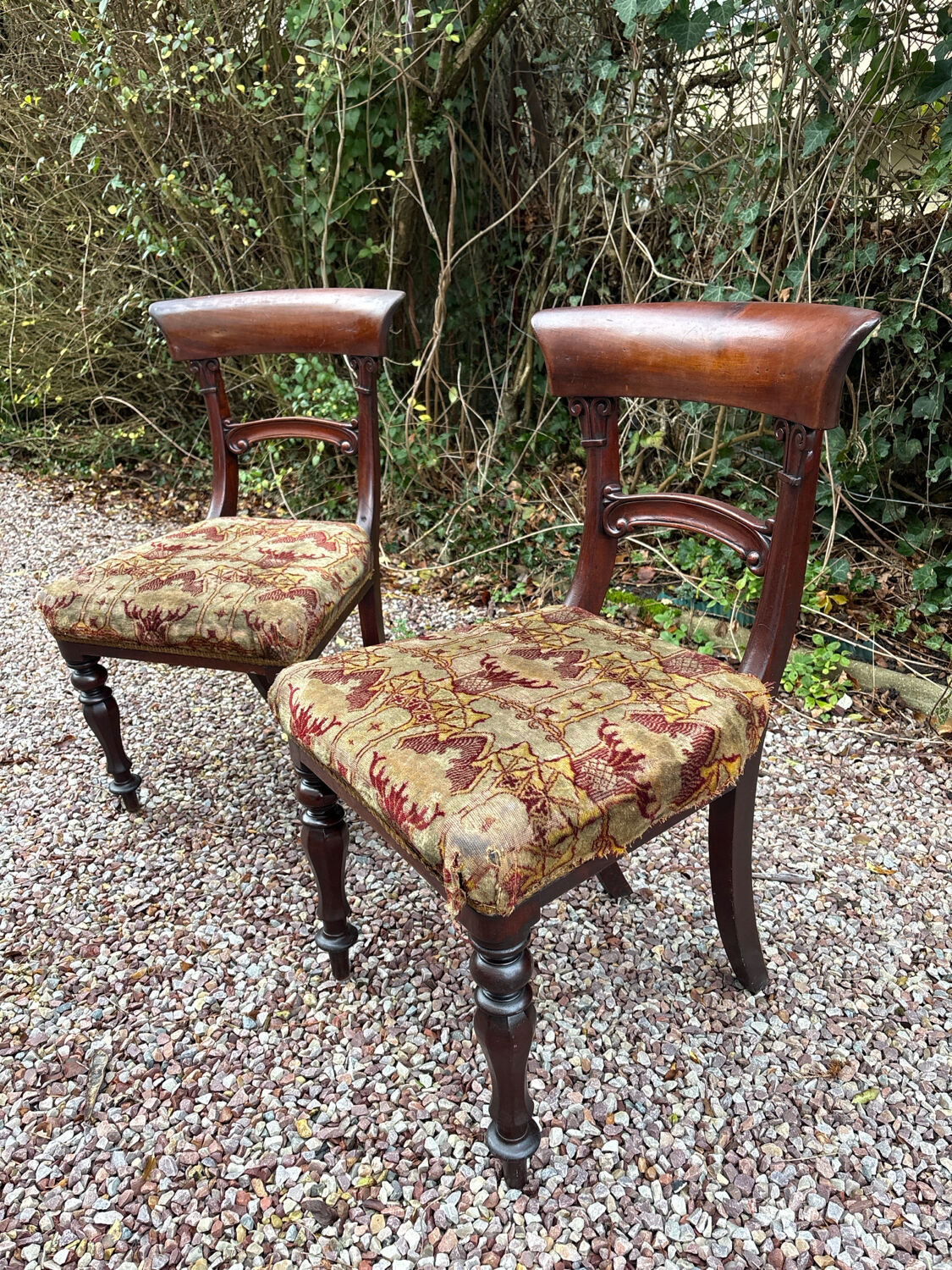 Set of 4 Empire style chairs