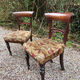 Lot de 4 chaises style Empire